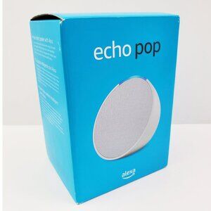 Amazon Echo Pop Alexa Smart Speaker Bluetooth Voice Assistant Sealed NIB
